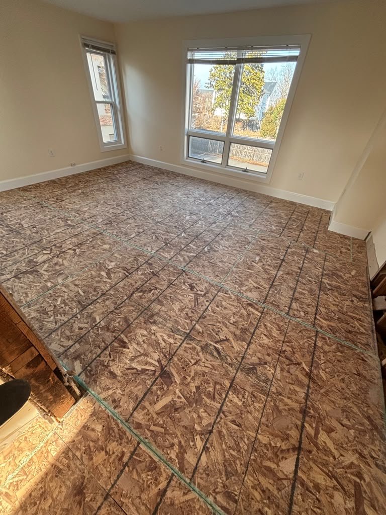 Subfloor repair project