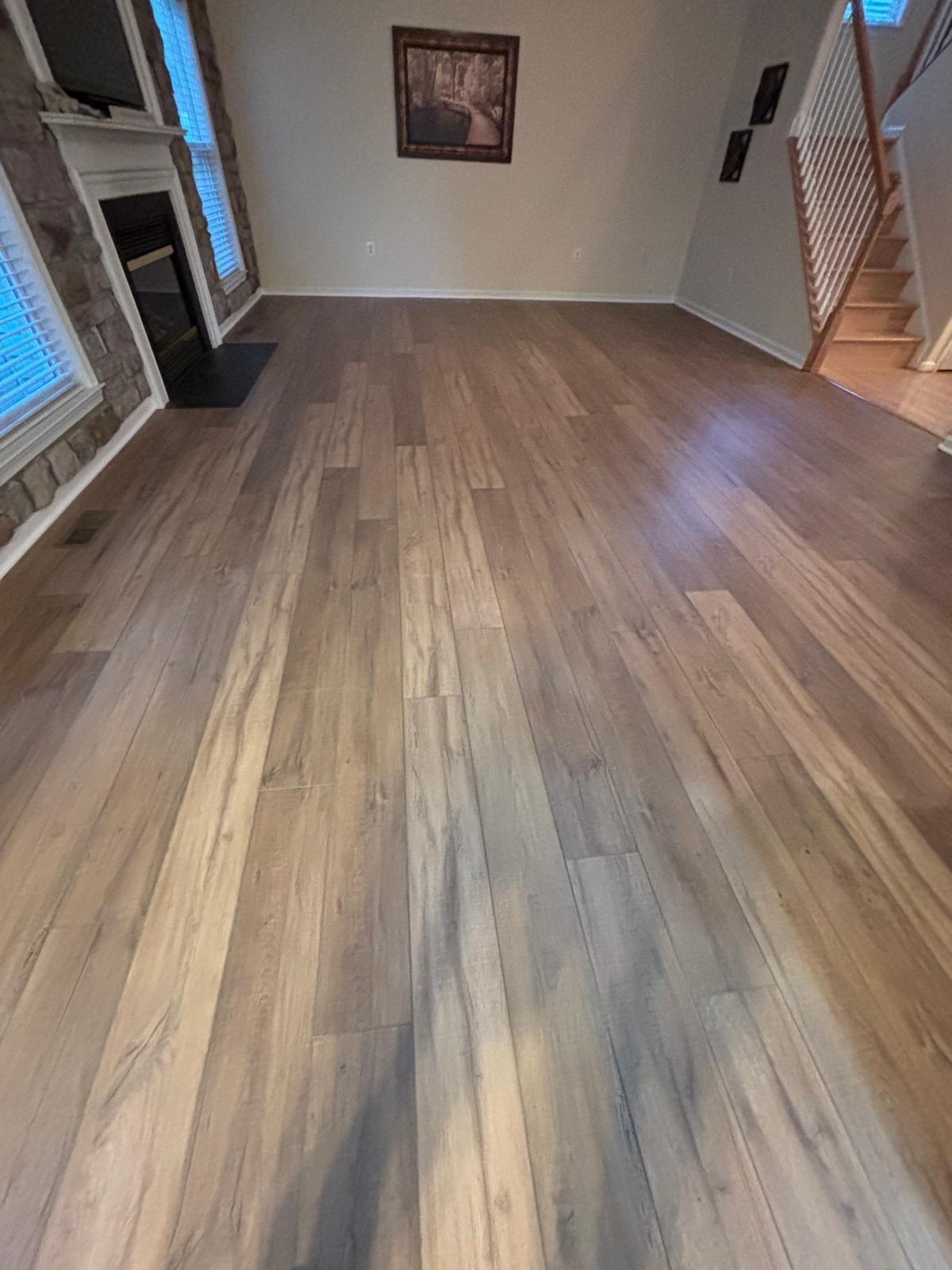 Luxury vinyl plank project
